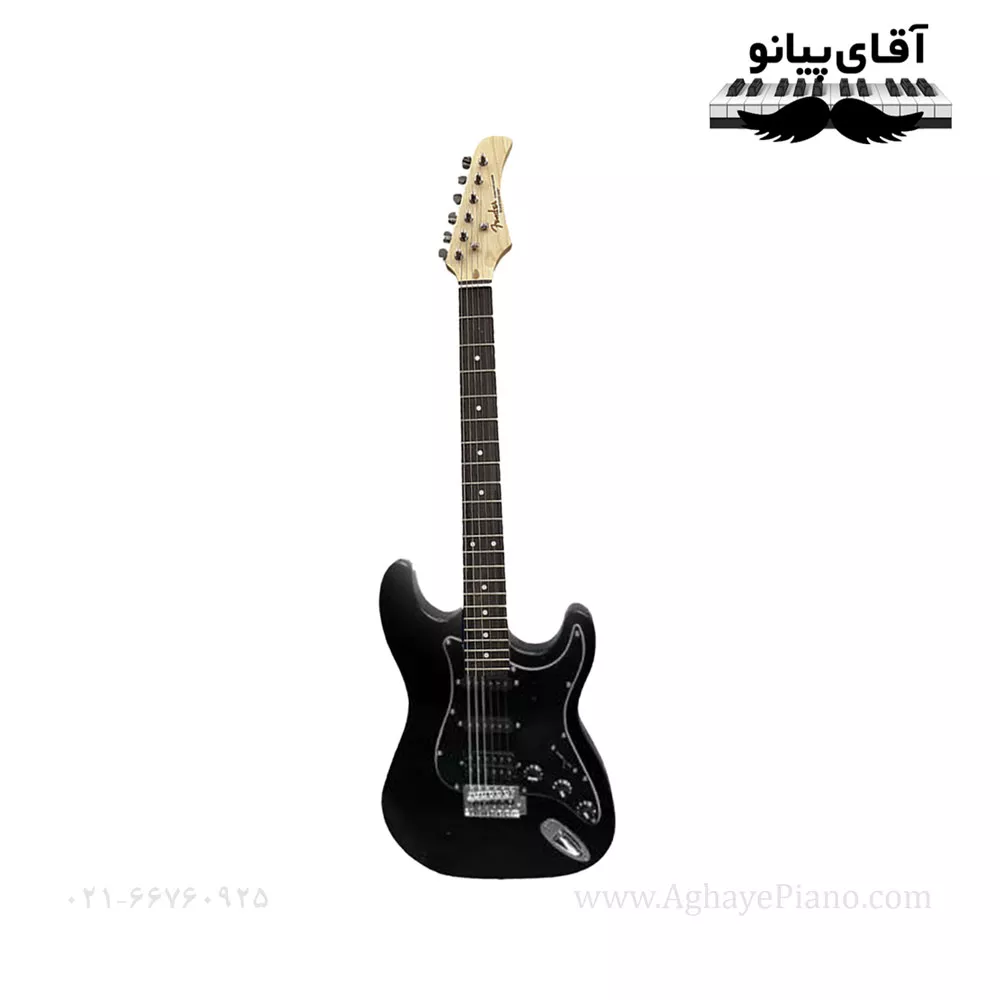 گیتار الکتریک فندر مدل FB Stratocaster رنگ مشکی