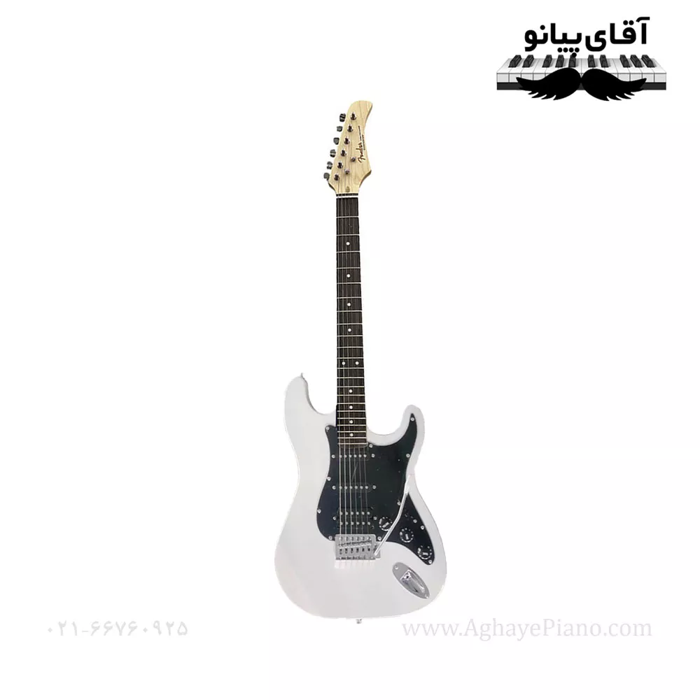 گیتار الکتریک فندر مدل FB Stratocaster رنگ سفید