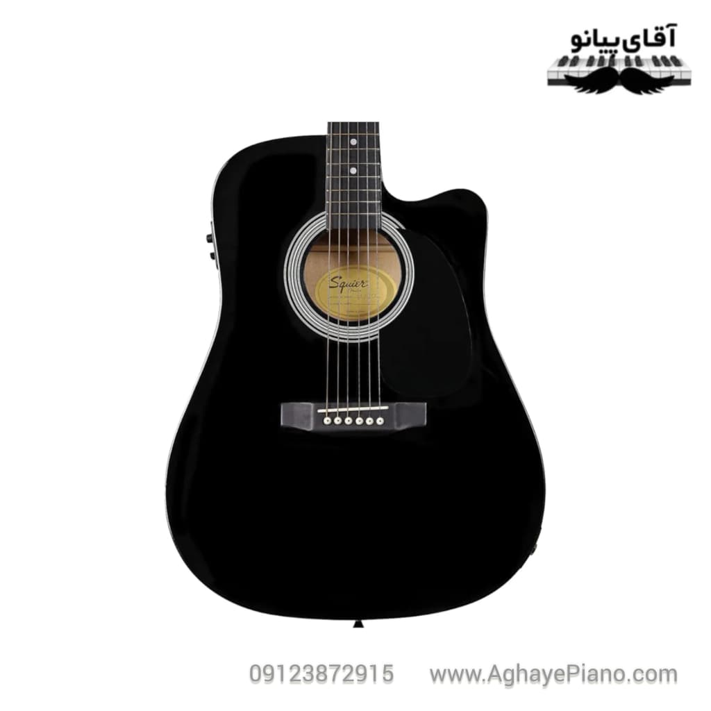 گیتارآکوستیک فندر FENDER SA105CE BLACK - تصویر 2
